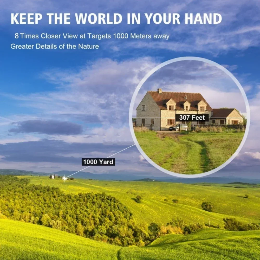 HD 30x60 Zoom Telescope Professional BAK4 Speciality Powerful Binoculars Long Range Portable Monocular Camping Tourism Outdoor