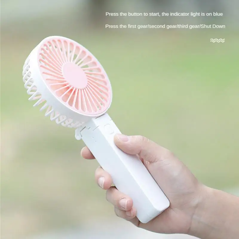 휴대용 미니 데스크탑 에어 쿨러 접이식 선풍기, 휴대용 USB 충전식 선풍기, 야외 여행 스포츠 선풍기