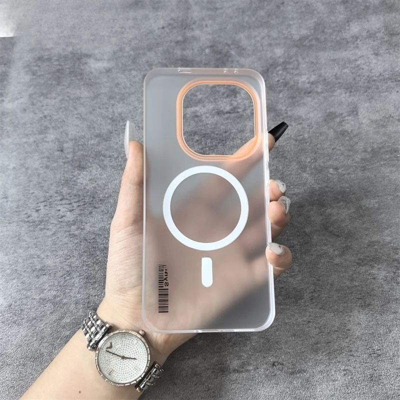 Matte Magnetic Hard Case with MagSafe Wireless Charging Compatibility