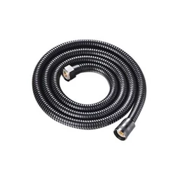 High-Pressure Handheld Shower Head with Stop Button and Spa Massage功能 (1.5M  Black Hose)