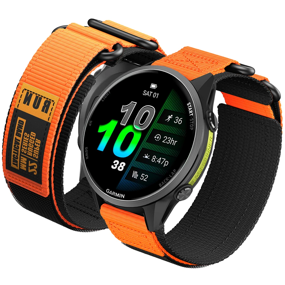 Nylon Hook and Loop Sport Watch Band Replacement Bracelet