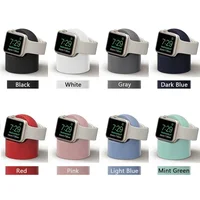 Support de chargeur pour Apple Watch série 9/8/7/6/SE/5/4/3 Ultra 2, 49mm/45mm/44mm/42mm/41mm/40mm/38mm, accessoires iwatch en Silicone 6