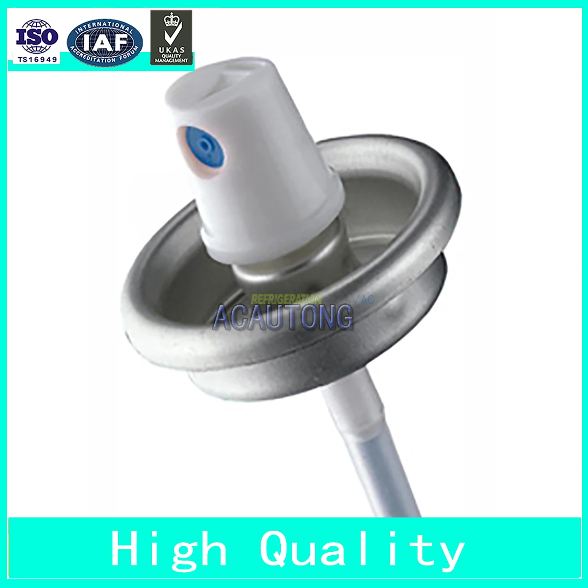 tinplate female aerosol valve spray valve with tube