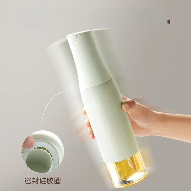 Cooking Olive Oil Dispenser Automatic Opening and Closing Anti-leakage Anti-hanging Oil Household Kitchen BBQ Bottle