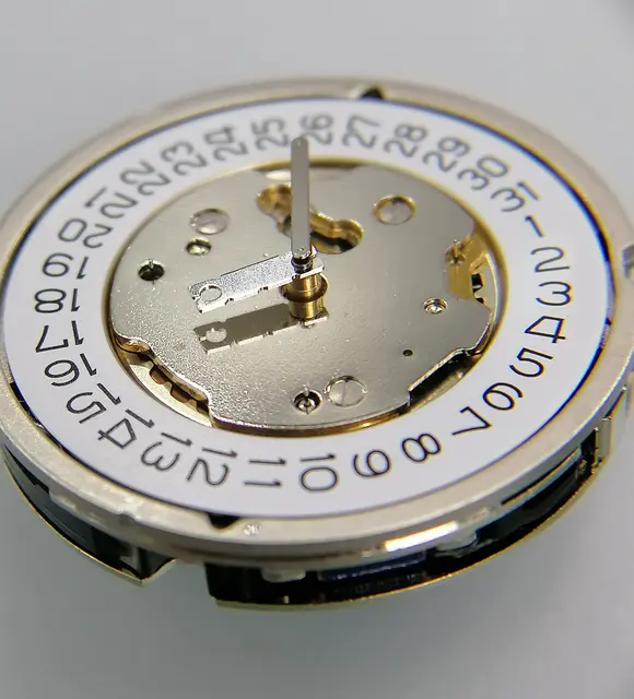 Swiss Ronda silver 5040D Genuine Quartz Watch Movement Replacement