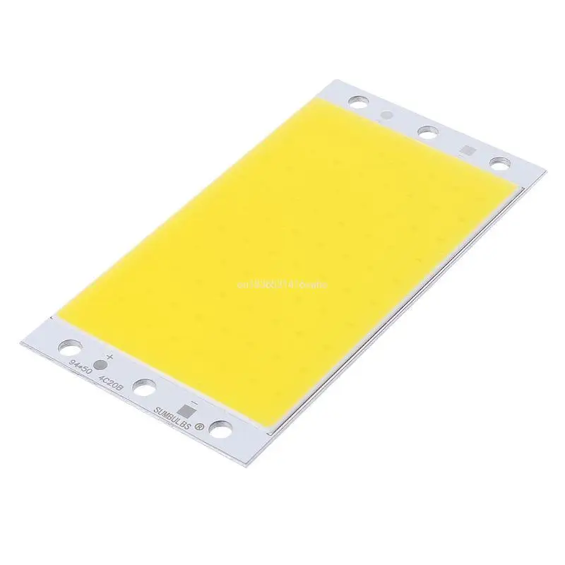 Dropship 94x50mm COB 패널 조명 DC12-24V LED 스트립 모양 램프 15W 고휘도 LED