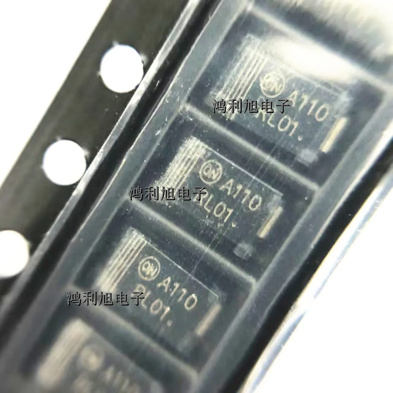 

50 шт./лот MBRA1H100T3G MBRA1H100 маркировка A110 диод Schottky 100 в 1A 2-контактный SMA T/R