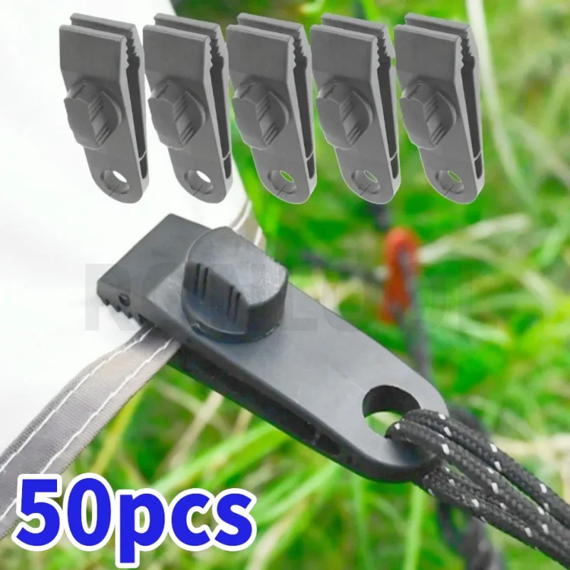 50/20/5 Stück robuste Zeltklammer, Planenklammern, Verschlussgriff, Zeltklemmen, Klemmen für Planen, Markisen, Camping, Auto und Schwimmbadabdeckungen – Detail 1