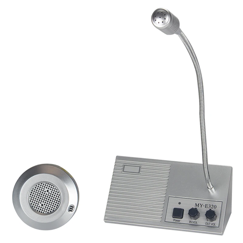 

New Arrival High Quality Two-Way Window Intercom Smart Dual-Way Interphone for School,Store, Bank etc