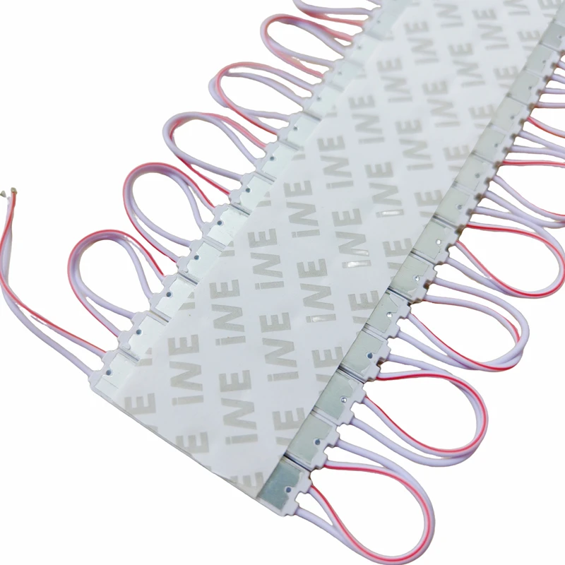 100PCS SMD 2835 3-LED DC12V 고출력 LED 모듈, 간판, 라이트 박스, 매장 장 방수 LED 스트립 조명