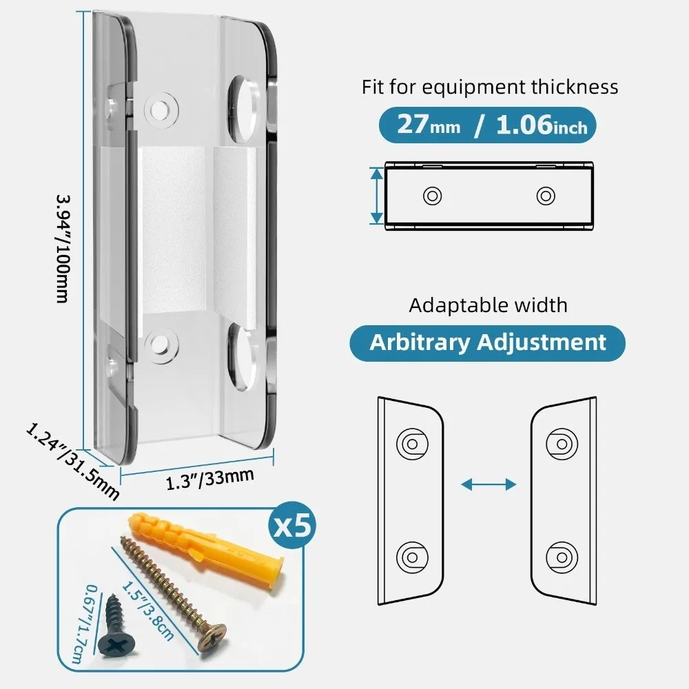 스크래치 방지 실리콘 패드가 있는 벽걸이형 테이블 노트북 보관 스탠드 미끄럼 방지 노트북 랙 노트북 선반 홀더 노트북