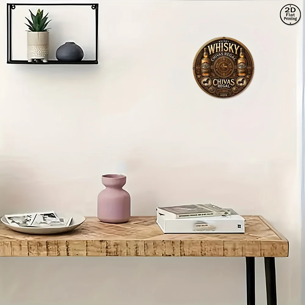 Round Wall Signs - Stylish Decor for Homes, Offices, Living Rooms, Cafes, and More