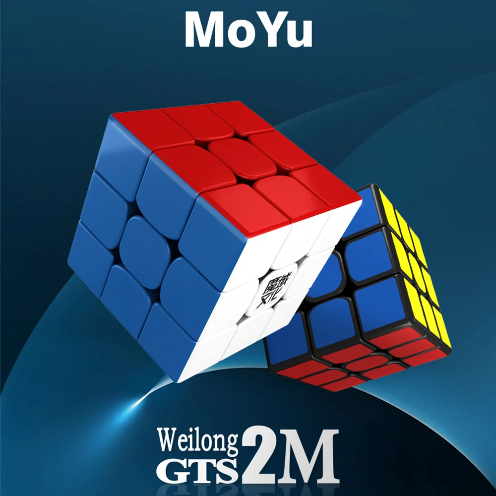 

[ECube] MoYu Weilong GTS 2M 3x3x3 Magnetic Magic Cube 3x3 Stickers GTS V2 Speed Cube V2 M Cubo Magico Puzzle kids Toys Gift