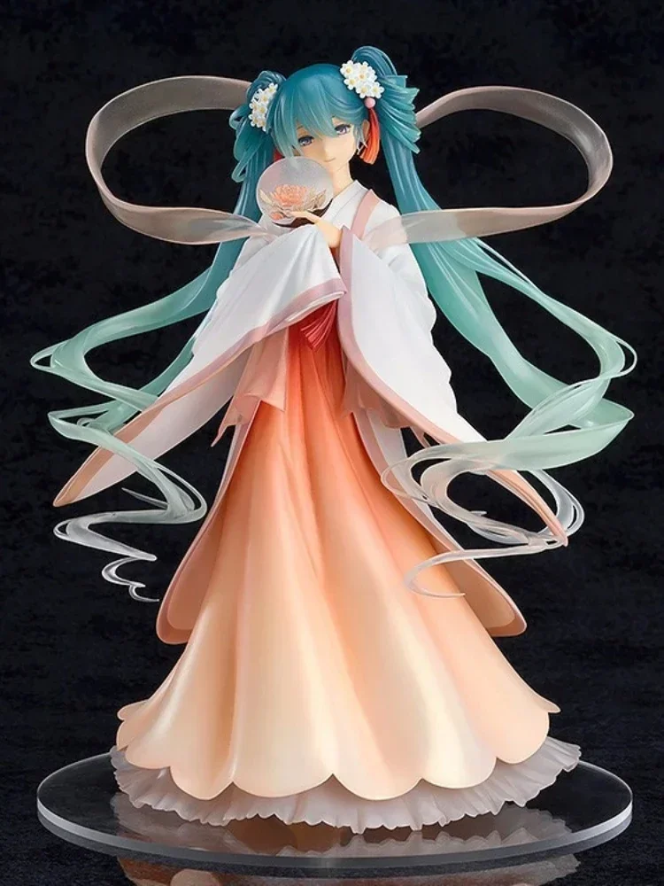 

18cm Hatsune Miku Harvest Moon Ver Figure Kawaii Girl Mid-Autumn Festival Action Figurines Collectable Pvc Statue Model Kids Toy