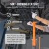 VEVOR Underhoist Stand 3/4 Ton Capacity Pole Jack, Lifting from 43.3" to 70.9" Triangular Base Two Wheels Automotive Support 5