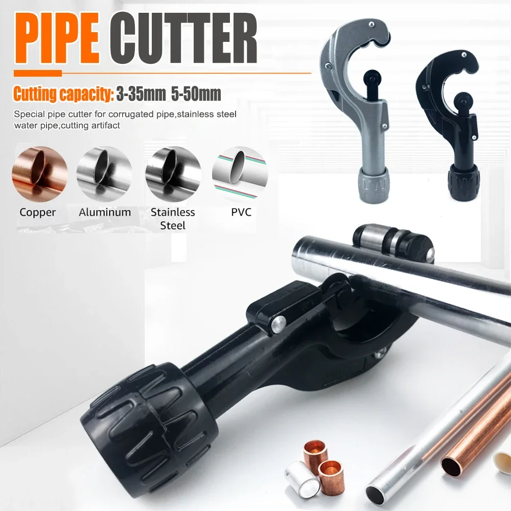 

Pipe Cutter Roller Bearing Pipe Tube Shear Cutter for Copper Stainless Steel Hose Water Pipe Cutting
