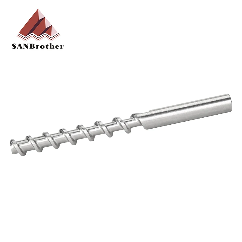 Haste de Alimentação para Cerâmica Lama pó Extrusora Micro Parafuso Garganta Endurecida Impressora 3d Peças 8x82 mm 10x120 mm Aço Inoxidável 304 - Imagem 3