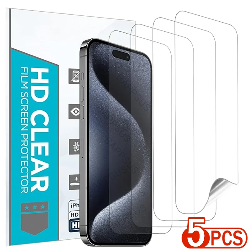 15 Plus 15Pm Pellicola Idrogel Per Iphone 15 Pro Max Plus Protezione Morbida Per Schermo Protettivo Per Apple Iphone15 Plus Promax Non Glass