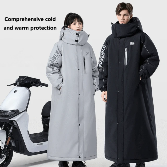 Electric Motorcycle Windproof Winter Warm Waterproof Velvet Thickening Snowmobile Jackets Outdoor Skiing Riding Cold-proof Suits