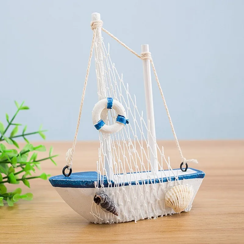 Modelo De Madera De Medio Casco Del Yate Bluenose, MERCHGEARS, 60 Cm, Decoración Náutica