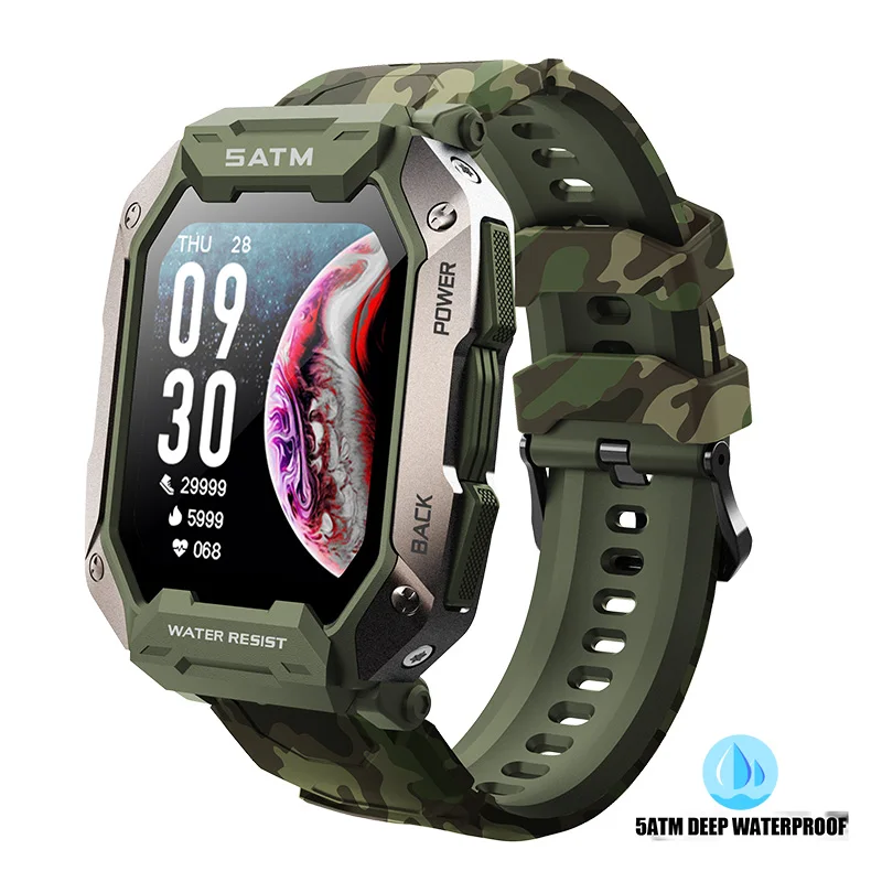 2022 New Swim Sport Smart Watch Men smartwatch 50m depth IP68 waterproof fitness Watch Bluetooth For Android ios smartwatch Men 