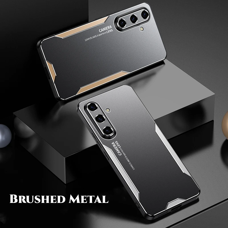 S25 S26 Ultra Aluminum Metal Case For Samsung Galaxy S26 S25 Edge S24 S23 S22 S21 S20 FE S 26 25 24 Ultra Plus Shockproof Cover — view 2