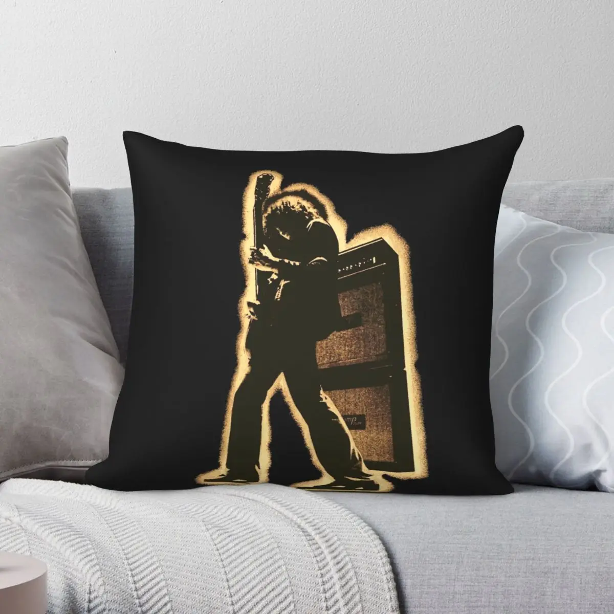 

Warrior Square Pillowcase Polyester Linen Velvet Pattern Zip Decorative Throw Pillow Case Sofa Cushion Cover