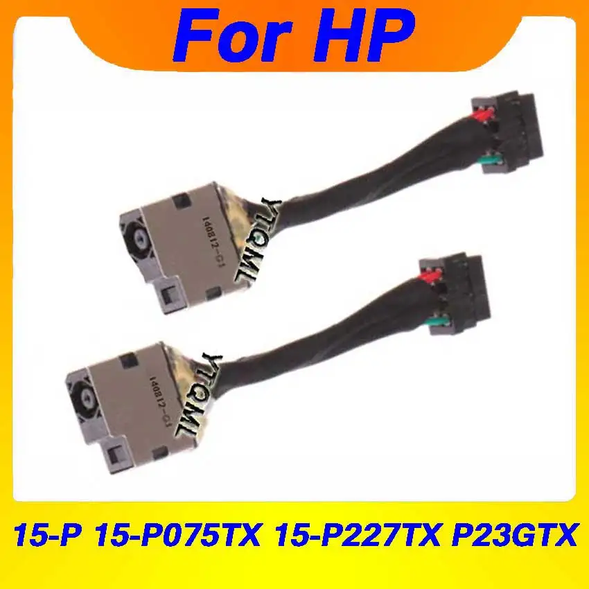 

1Pcs New Laptop DC Power Jack Cable For HP 15-P 15-P075TX 15-P227TX P23GTX Charging Port Connector