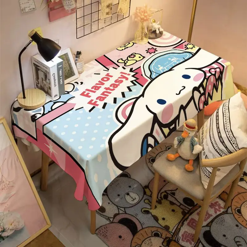 Sanrio hello kitty tablecloth my melody cute cartoon background cloth tablecloth table mat 5