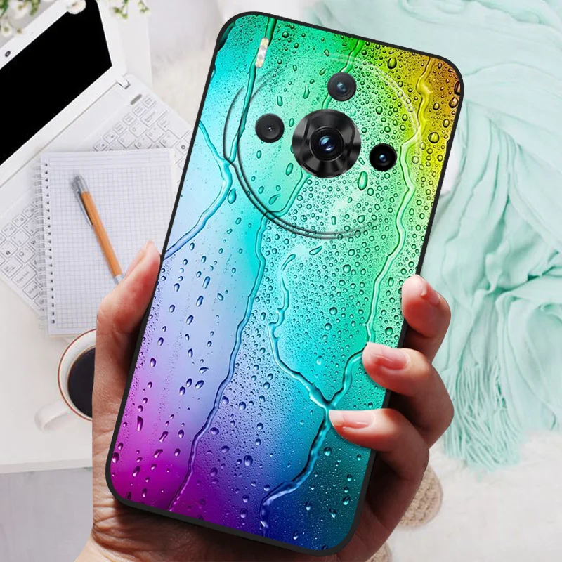 Animal-Print Silicone TPU Protective Case - Wolf and Lion Design, Shockproof Soft Bumper Cover