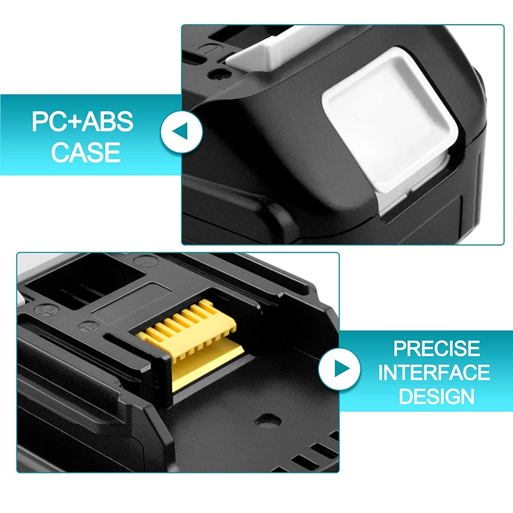 BL1860 Latest Upgraded Battery 18 V 6000mAh Lithium ion for Makita 18v Battery BL1840 BL1850 BL1830 BL1860B LXT 400