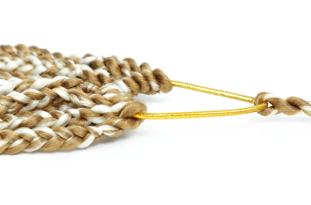 Pré-esticado francês Curl Crochet tranças com soltas