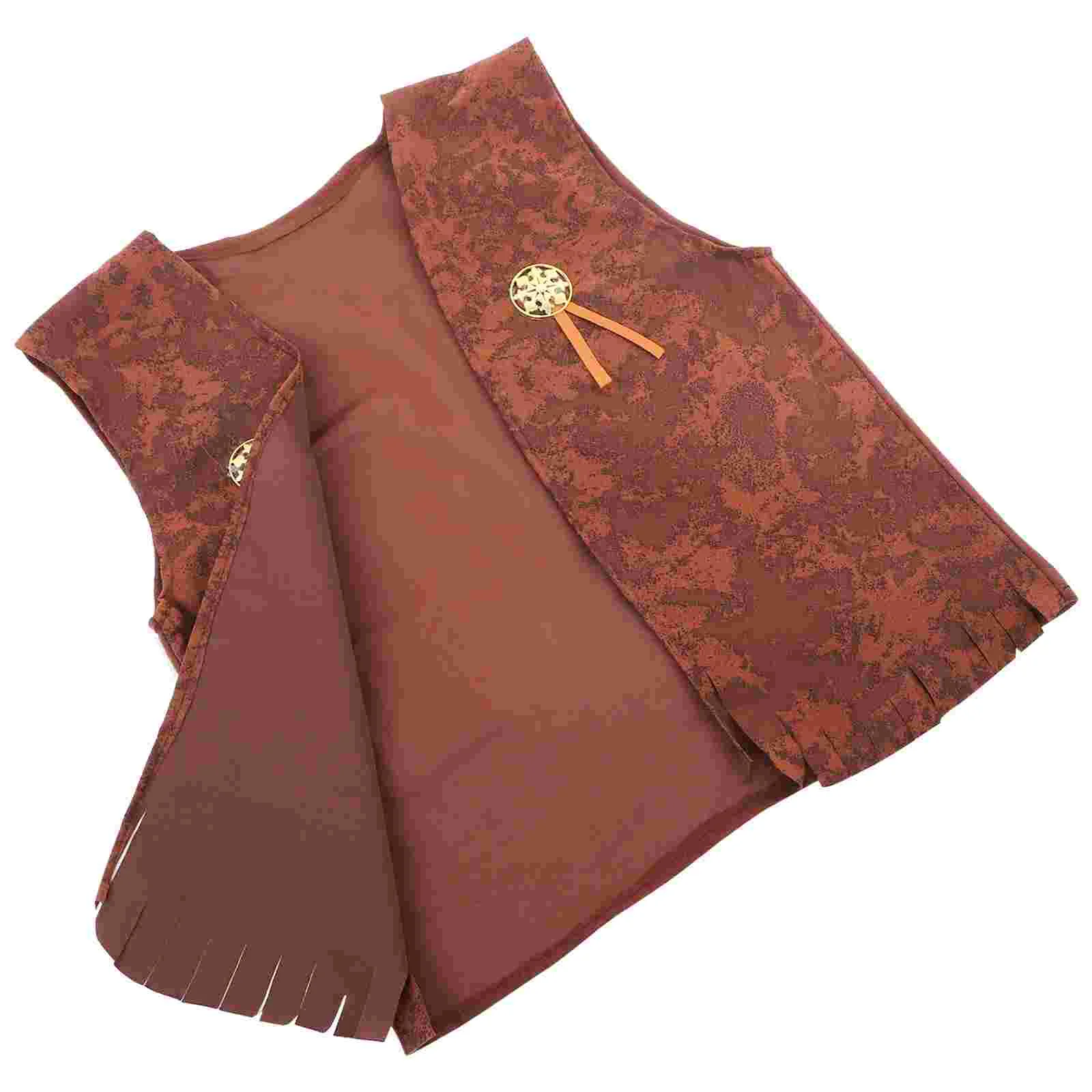 

Western Theme Vest Kids West Costume Accessories Kids Fancy Dress Cool Costume XL