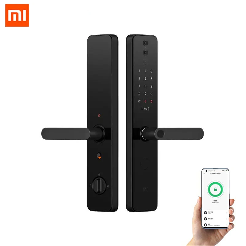 

Умный дверной замок Xiaomi Pro HD Super 1080P с широкоугольной камерой Type-c и Bluetooth