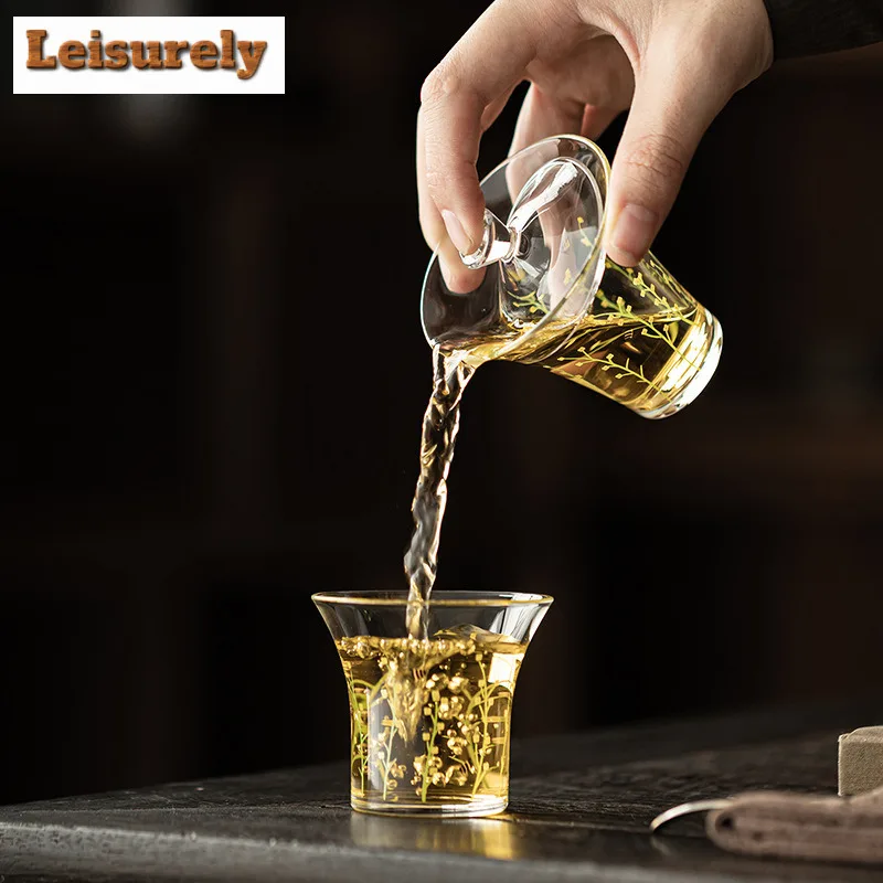 High Borosilicate Glass Mini Tea Set Complete Set Antique Tea Ceremony Set Teapot And Tea Cup Set Teaset Accessories Collection