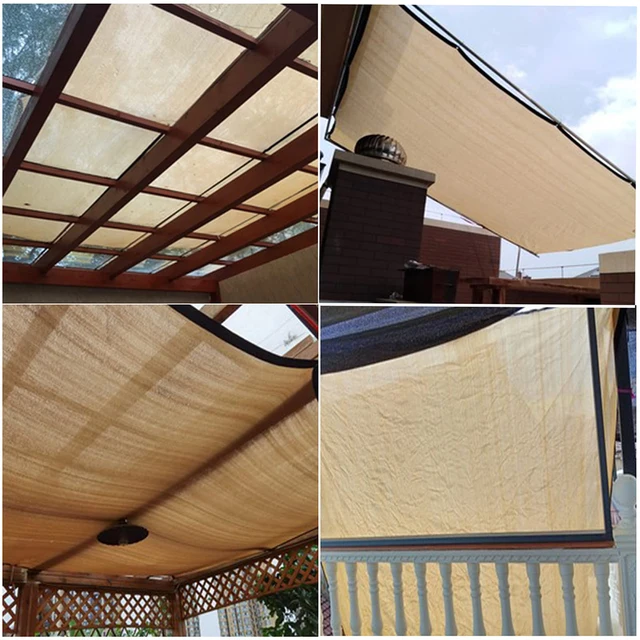 Napellenző Vízálló Napsugár Árnyékvédelem Árnyék Vitorla Kemping Árnyékos Nagy Kültéri Lombkorona Kerti Udvar - Image 4