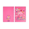 Fromthenon Flamingo Discbound Notebooks Covers Dics Ring Mushroom Hole Notebook Cover Planner Accessories Office Stationery 6