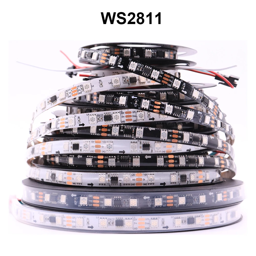 ตัวเลือกสินค้า LED Strip แสงสี RGB ยาว 3M 12V 5V คุณภาพสูง