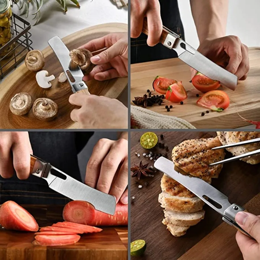 Set de couverts de camping avec couteau multi-fonctions
