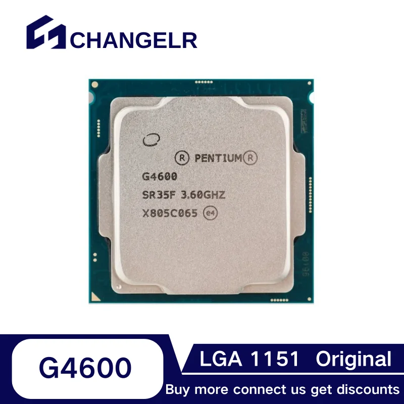 

Процессор Pentium G4600 SR35F 2 ядра 4 потока LGA1151 14 нм ЦП 14 нм 3,6 ГГц 3M LGA1151