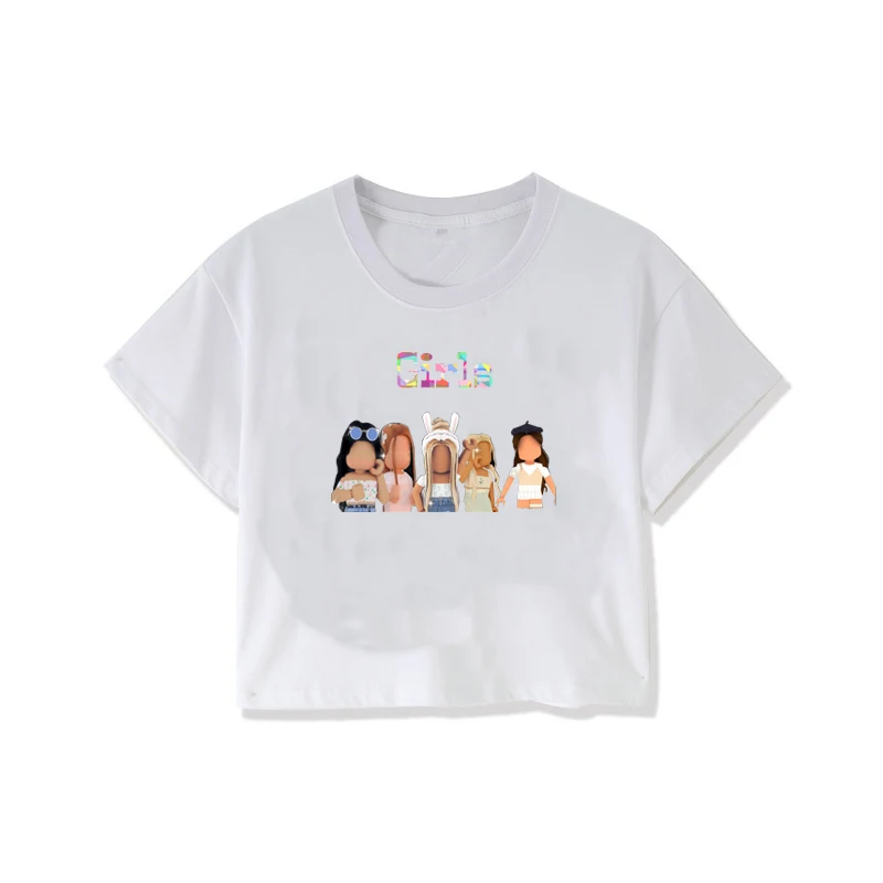 

Summer 2022 Grunge Slim Y2k Top Vintage Graphic Baby Tee emo Cute portrait graphic Women's Crop top Short Sleeve Kawaii harajuku