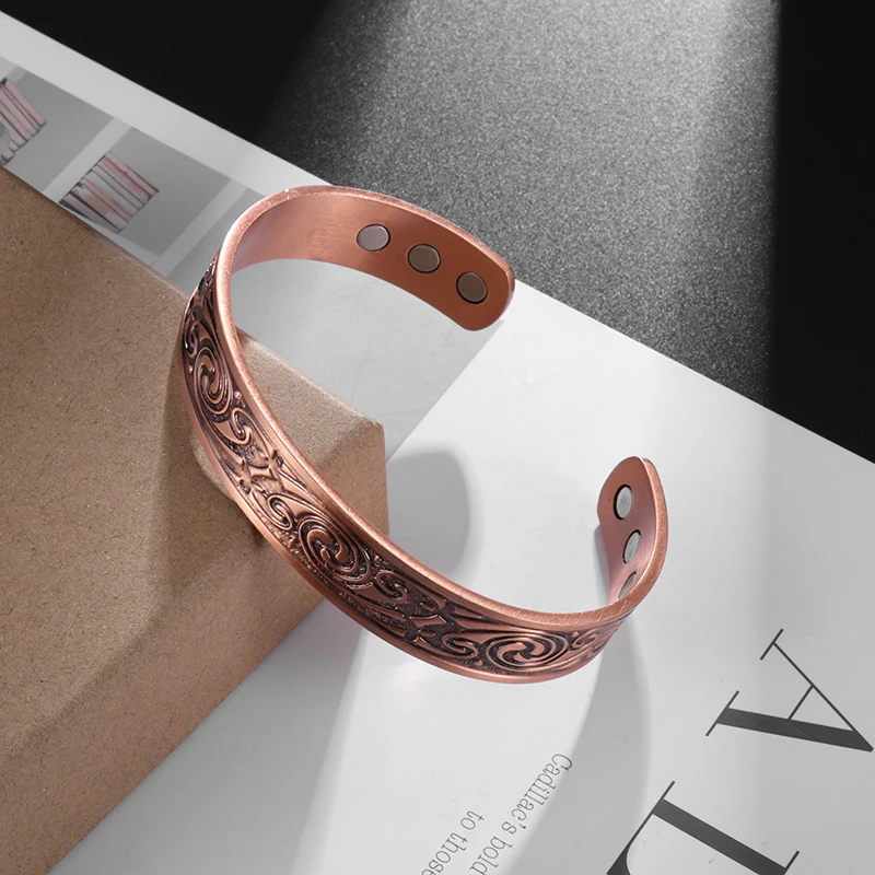 Trendy Magnetic Punk Bracelet Magnetic Metal Bracelet