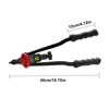 Allsome BT-607 16" Manual Riveter Gun Hand Rivet Tool Kit Rivet Nut Setting Tool Nut Setter M3/M4/M5/M6/M8/M10/M12 6
