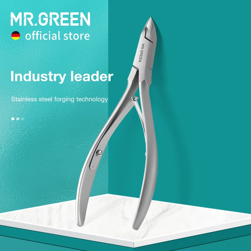 MR.GREEN Cuticle Scissors Dead Skin Nipper Professional Nail Manicure Clippers Cuticle Remover Stainless Steel Cutter BeautyTool