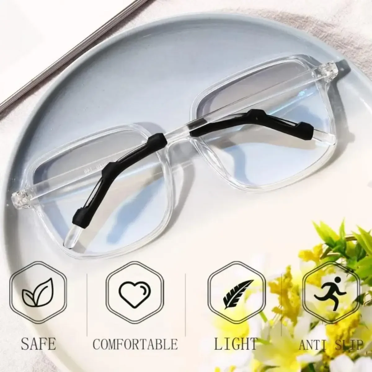 Glasses Anti-slip Silicone Sleeve 10/20pcs Eye Frame Leg Drag Fixed Ear Hook Bracket Anti-drop Accessories