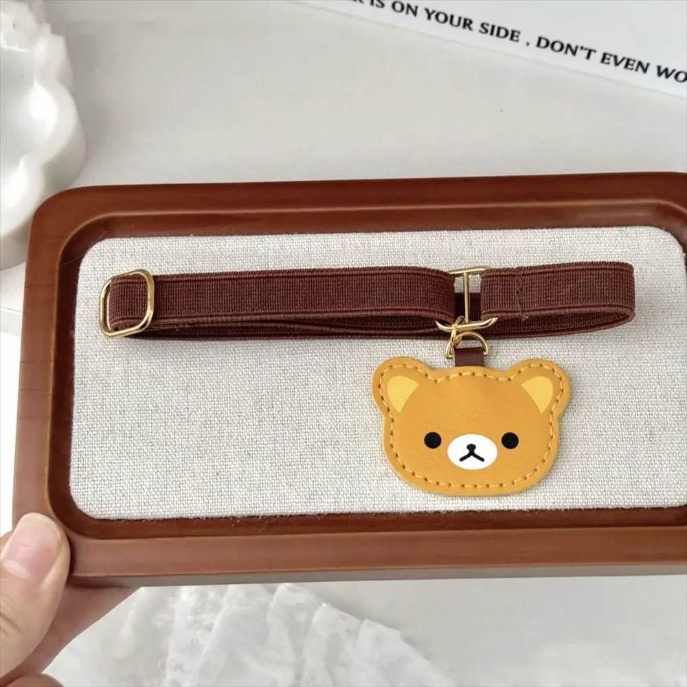 Creative Cartoon Bear Notebook Straps Loose-leaf Notebook Adjustable Elastic Band Binding Rope DIY Decoration 2