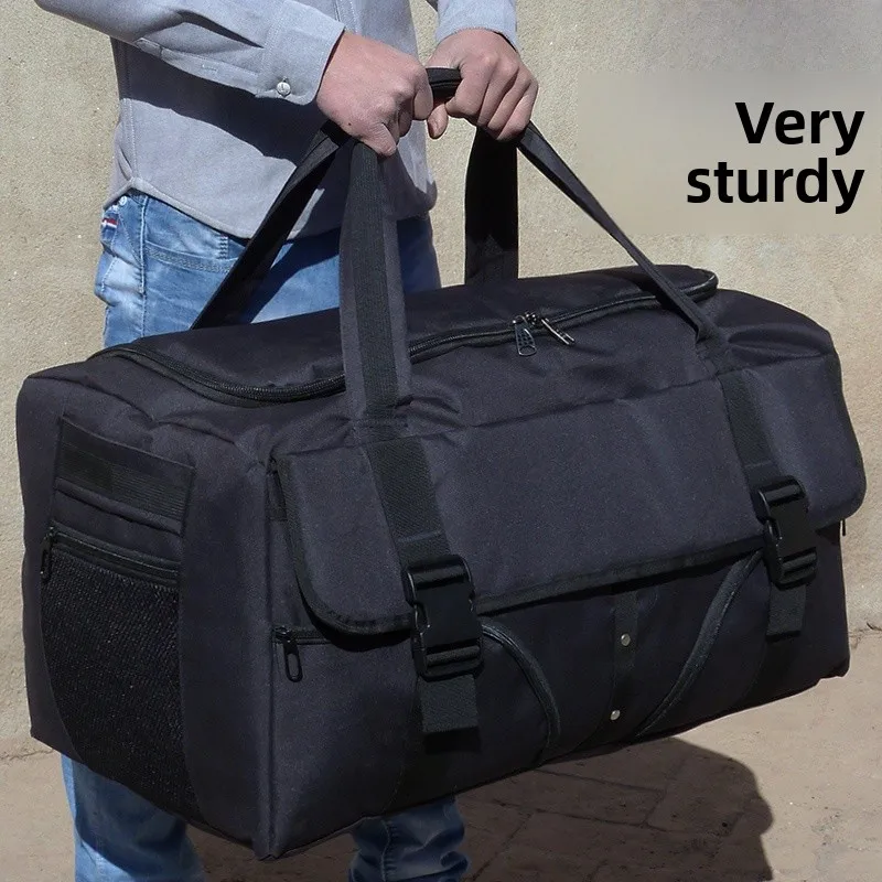 Large Capaci Ox Cloth Travel Bag Men's Lage Bag Moving Tour Bag Waterproof Handheld Bag for Travel And Moving