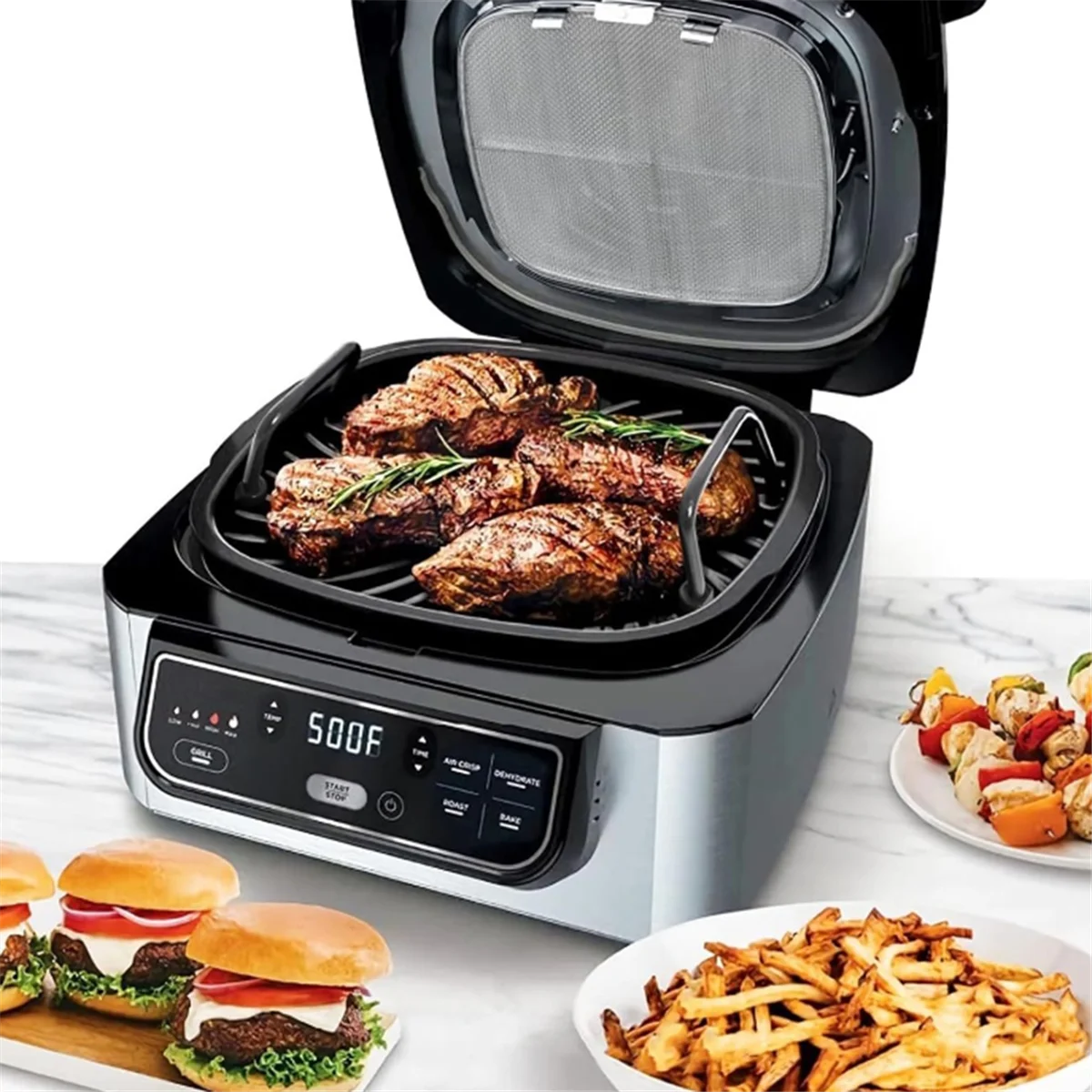 Oven Grill Rack Air Fryer Basket for Ninja Foodi AG301 AG300, AG400, AG302 5-In-1 Air Fryer Net Baskets Kitchen Tool HOT