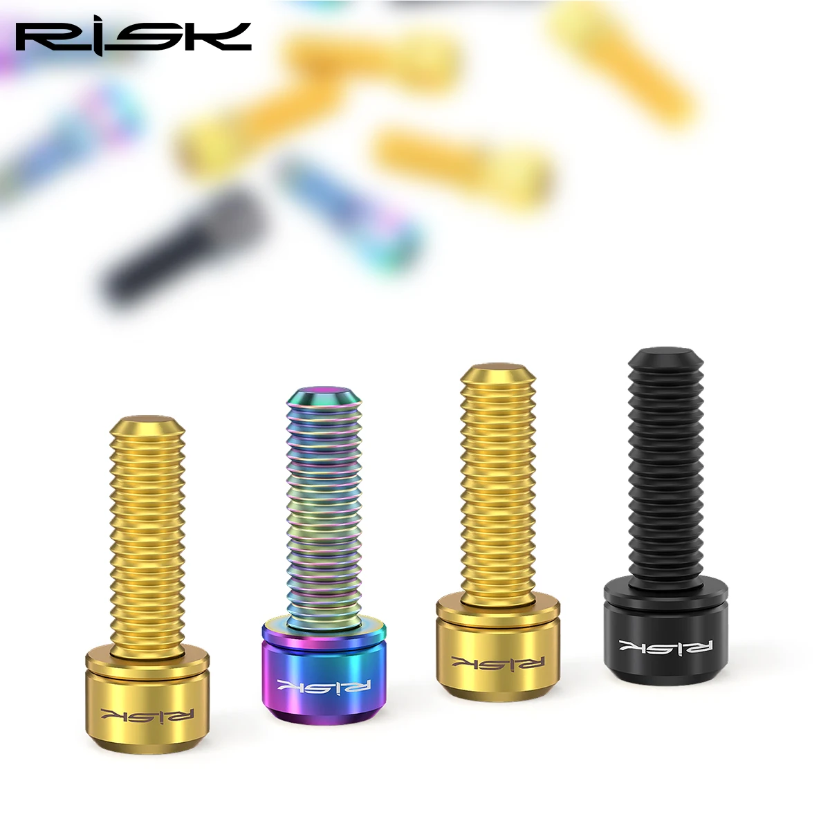 Lot De Vis Titane M6x18 / 20mm - Tête Bombée - Fixation Frein Vélo - Neuf