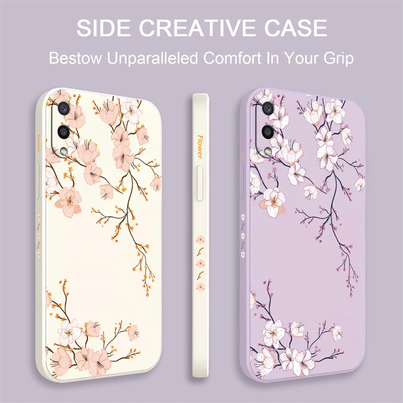 Elegant Floral Soft Shockproof Phone Case Cover
